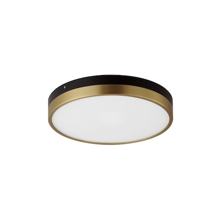 Maxim Lighting Dapper 12 LED Flush Mount 59702WTBKAB